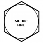 M6 X 0.75 PITCH HEX FULL NUT METRIC FINE