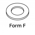 M27 1" FORM F WASHER 56 OD X 4.0 ZINC