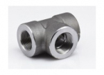 2" BSP A105 3000LB BLK EQUAL TEE