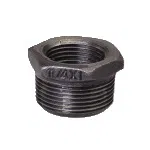 4" X 1.1/2 BSPT HEX BUSH BLACK FIG 140
