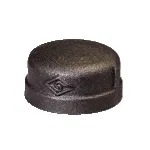 3/4 BSPT BLK MAL CAP FIG 185