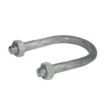1.1/2NB U BOLT C/W M10 NUTS GALV