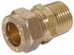 22MM COMP X 3/4 BSP MALE COUPLING