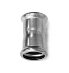 15MM PRESS-FIT STRAIGHT COUPLING 316L