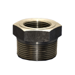 1/2 X 1/8 BSPT HEX BUSH WI BLK