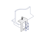 WINDOW BRACKET 83 X 41 P1796B (CF43/82)