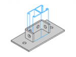 EXT BASE PLATE 41 X 83 P2073 (CF35)