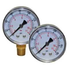 2inch DIAL 1/4 BSP BOTTOM ENTRY