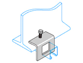 WINDOW BKT 41X41 P1796 CF43 C/W 10X40 CONEPOINTS