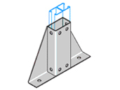 WINGED BASE PLATES 41X83 P2348S2 (CF38/2)